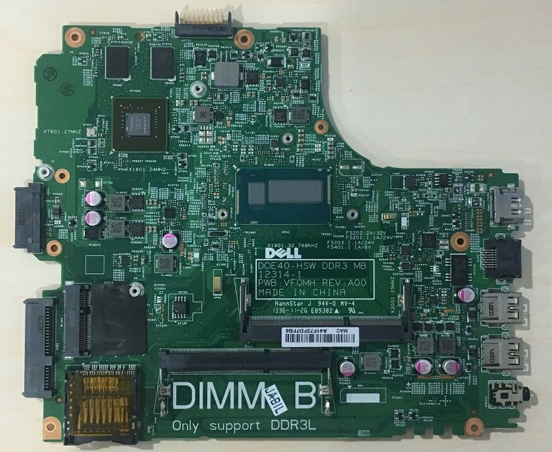 Main Dell inspiron 3437-5437 I3-4010 card rời 2GB